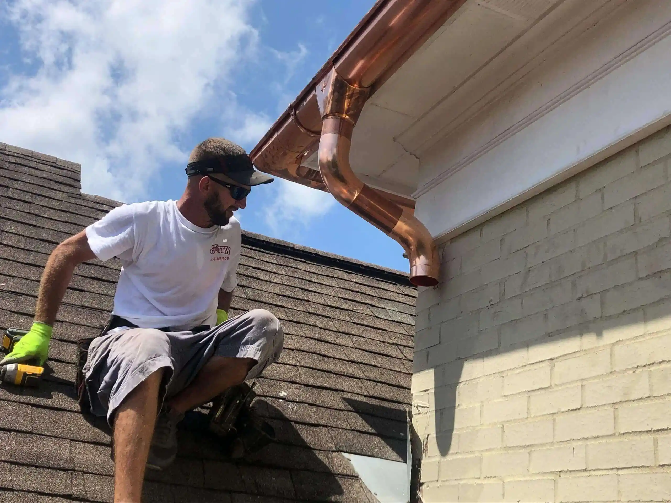 gutter repair huntsville al Copper Gutters