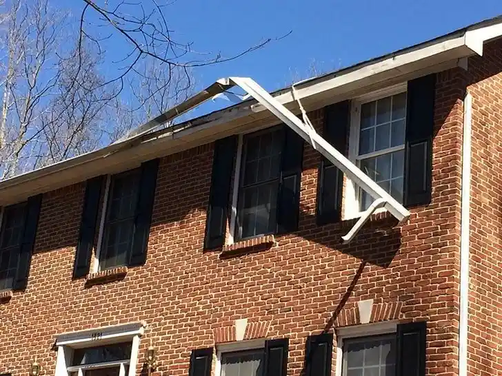 gutter repair huntsville al damage gutter